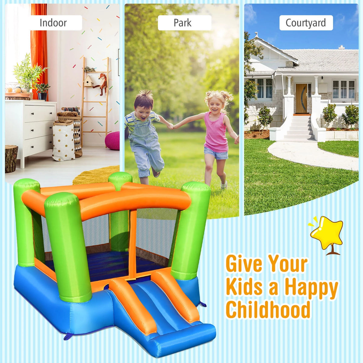 Inflatable Bounce House I8254