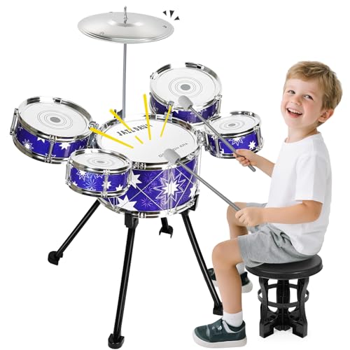 Kids Jazz Drum Set with Stool I187
