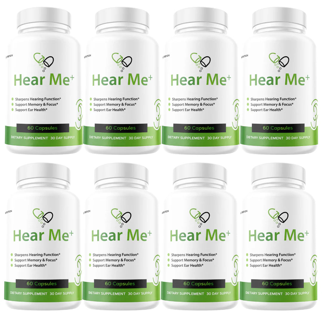 Hearing Relief Tinnitus Support Ear Health 8 bottles T55891