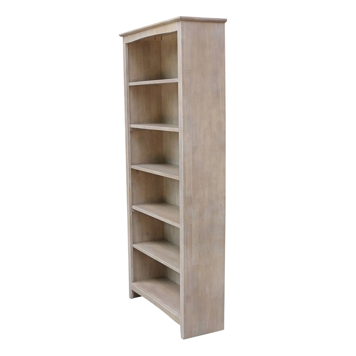 Washed Gray Taupe Bookcase L555