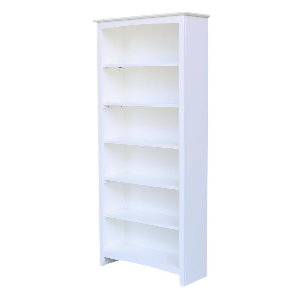 Washed Gray Taupe Bookcase L555
