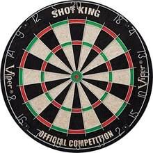 Solid Wood Cabinet & Sisal/Bristle Dartboard Set Q866031