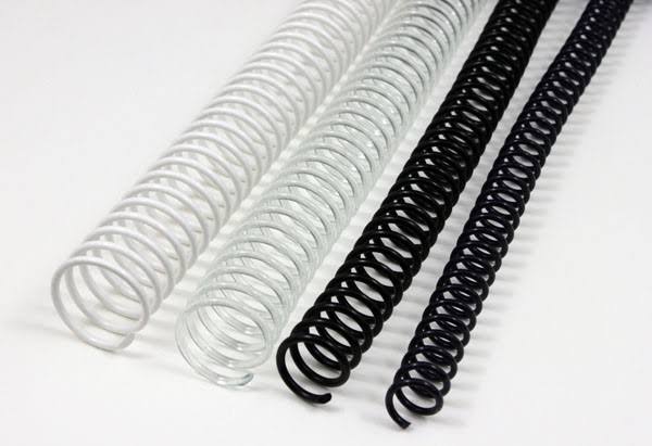 18mm 4:1 Pitch Plastic Spiral Coil Bindings U837636