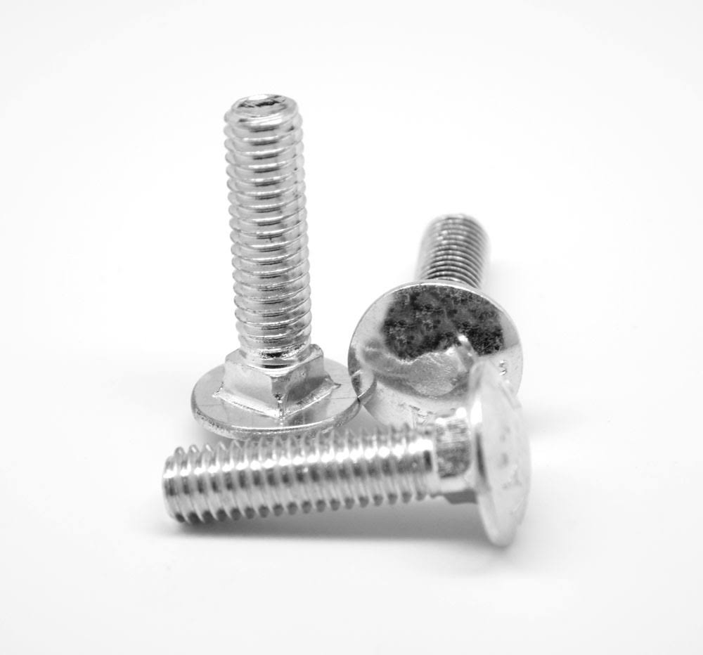 3/8x22-16 x 3x22 Coarse Thread Carriage Bolt Stainless Steel 316 Pk 250 A95205
