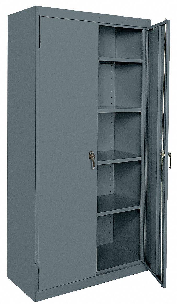 Charcoal Welded Storage Cabinet O5824