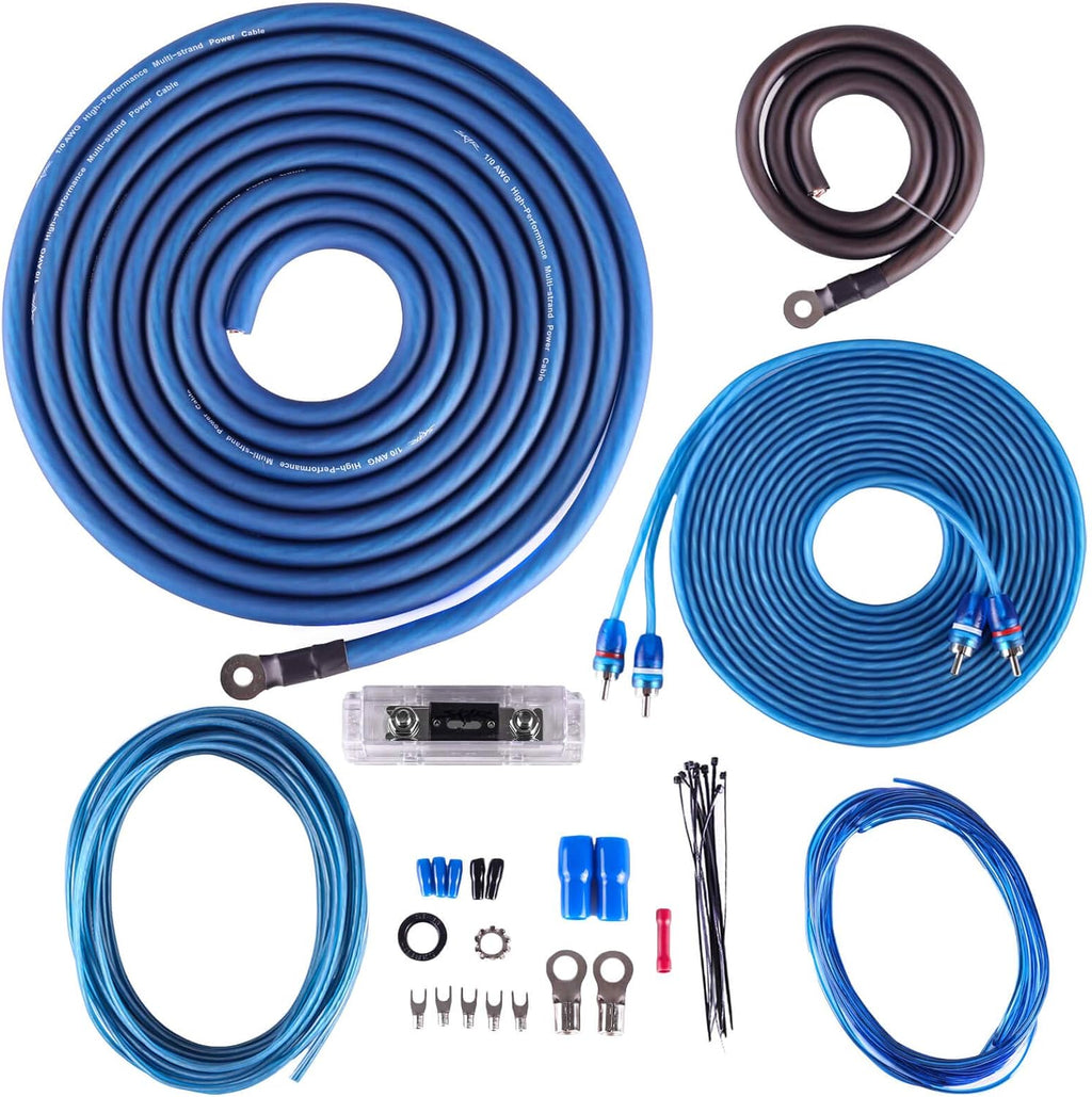 1/0 Gauge CCA Amplifier Installation Wiring Kit E9975