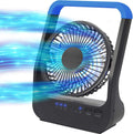 Battery Operated Fan, Portable Desk Fan with Timer, 3 Speeds, 180° Rotation Y379