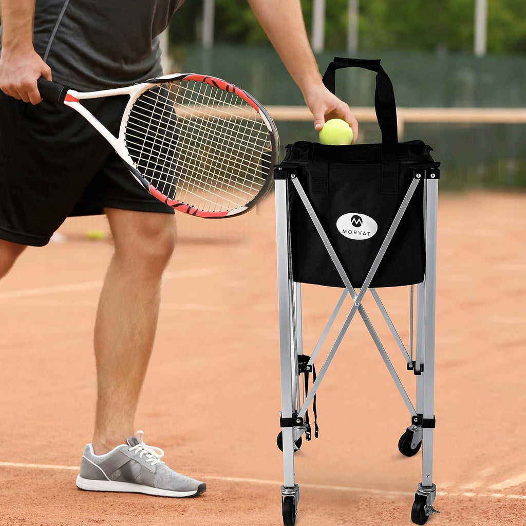 Tennis Ball Cart Holds 150 Balls with Carry Bag B508