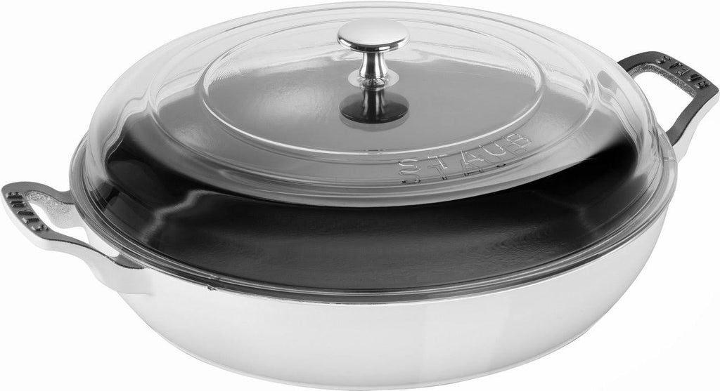 Cast Iron 3.5-Quart Braiser with Glass Lid Q12957