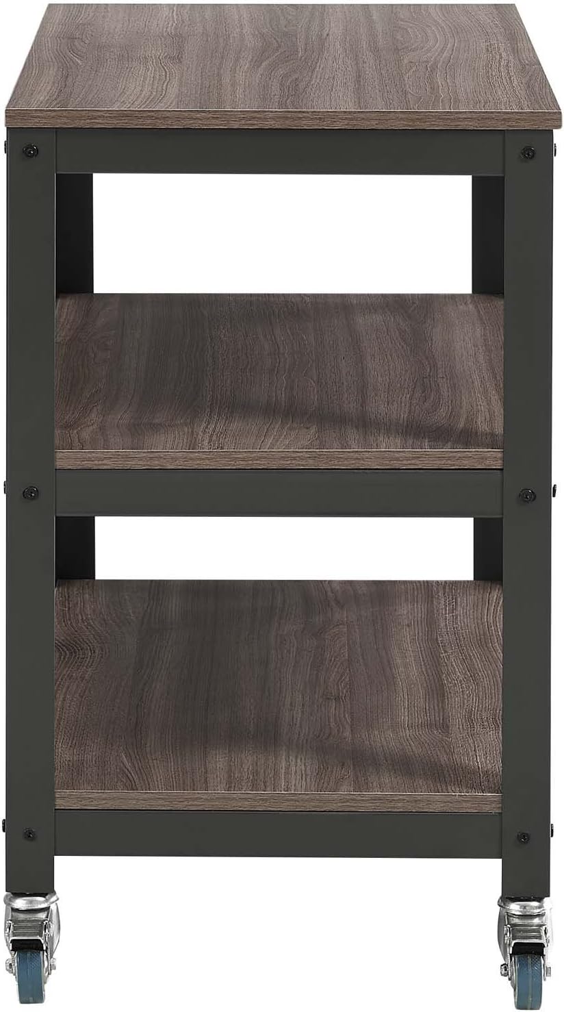 Computer Office Desk with Locking Casters T100025