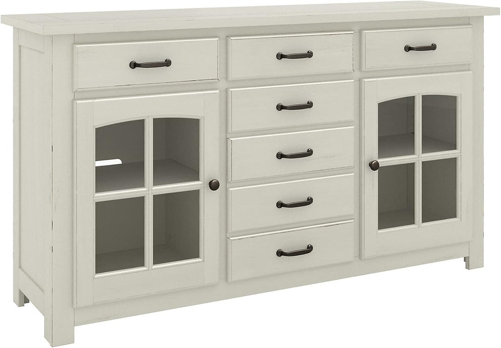 White Buffet Cabinet L489