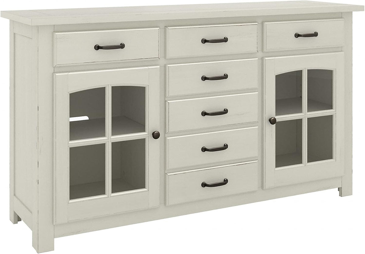White Buffet Cabinet L489