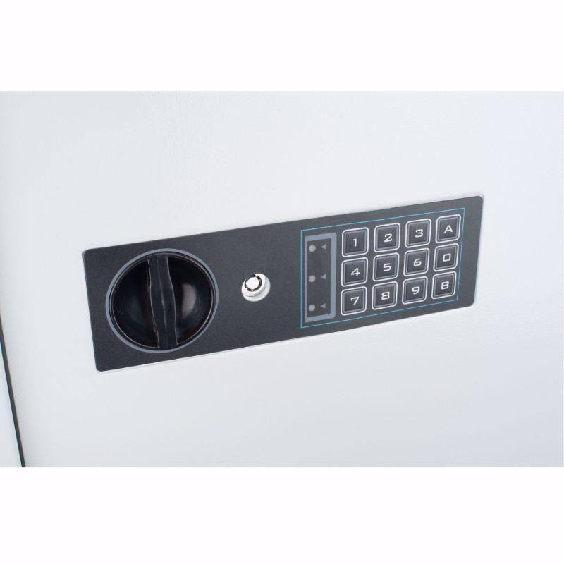 White Digital Wall Safe E57399