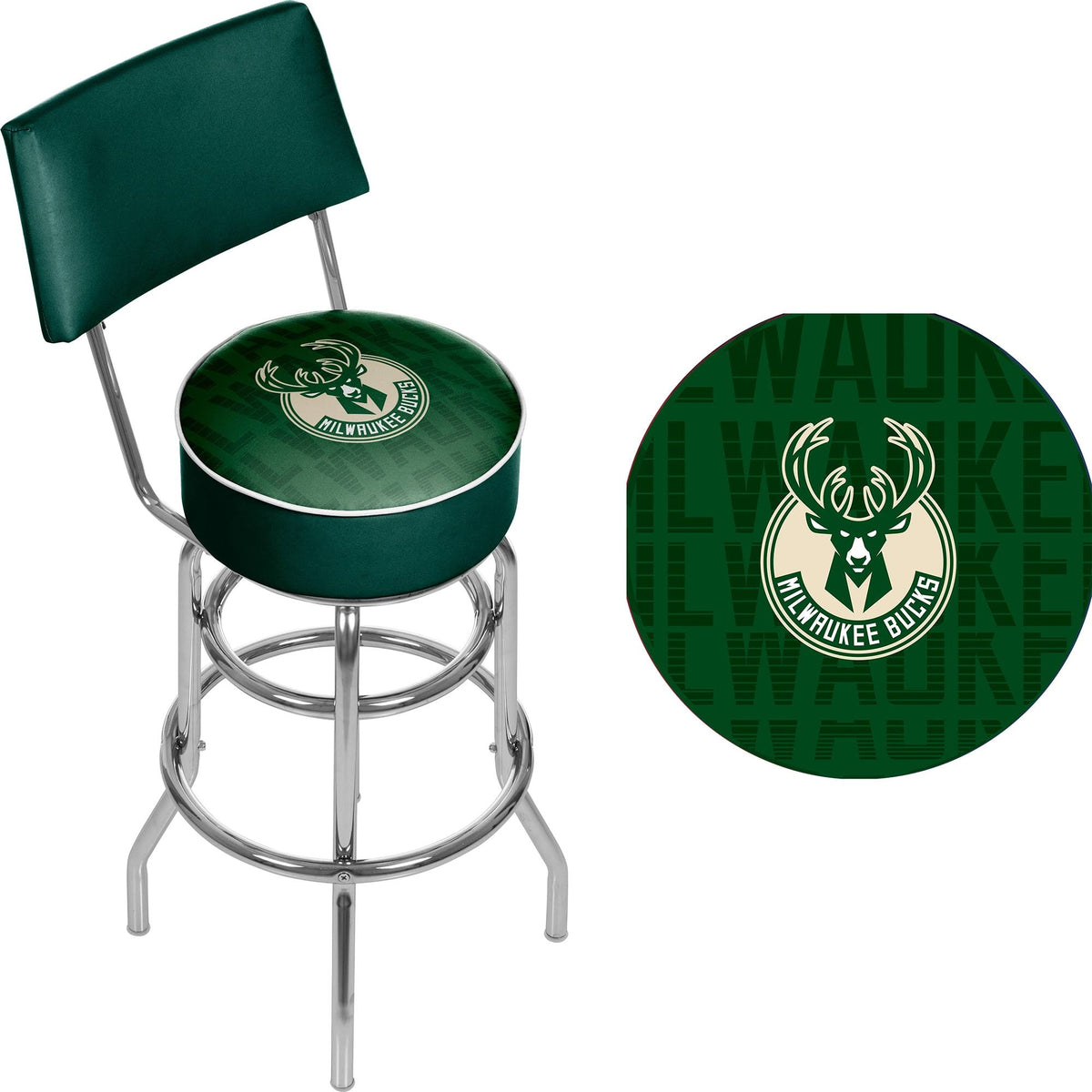 Swivel Bar Stool with Back O490