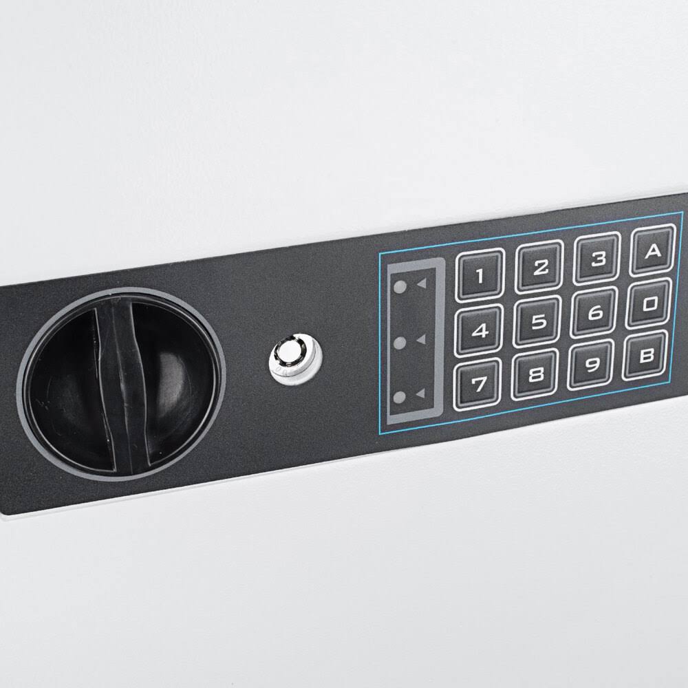 White Digital Wall Safe E57399
