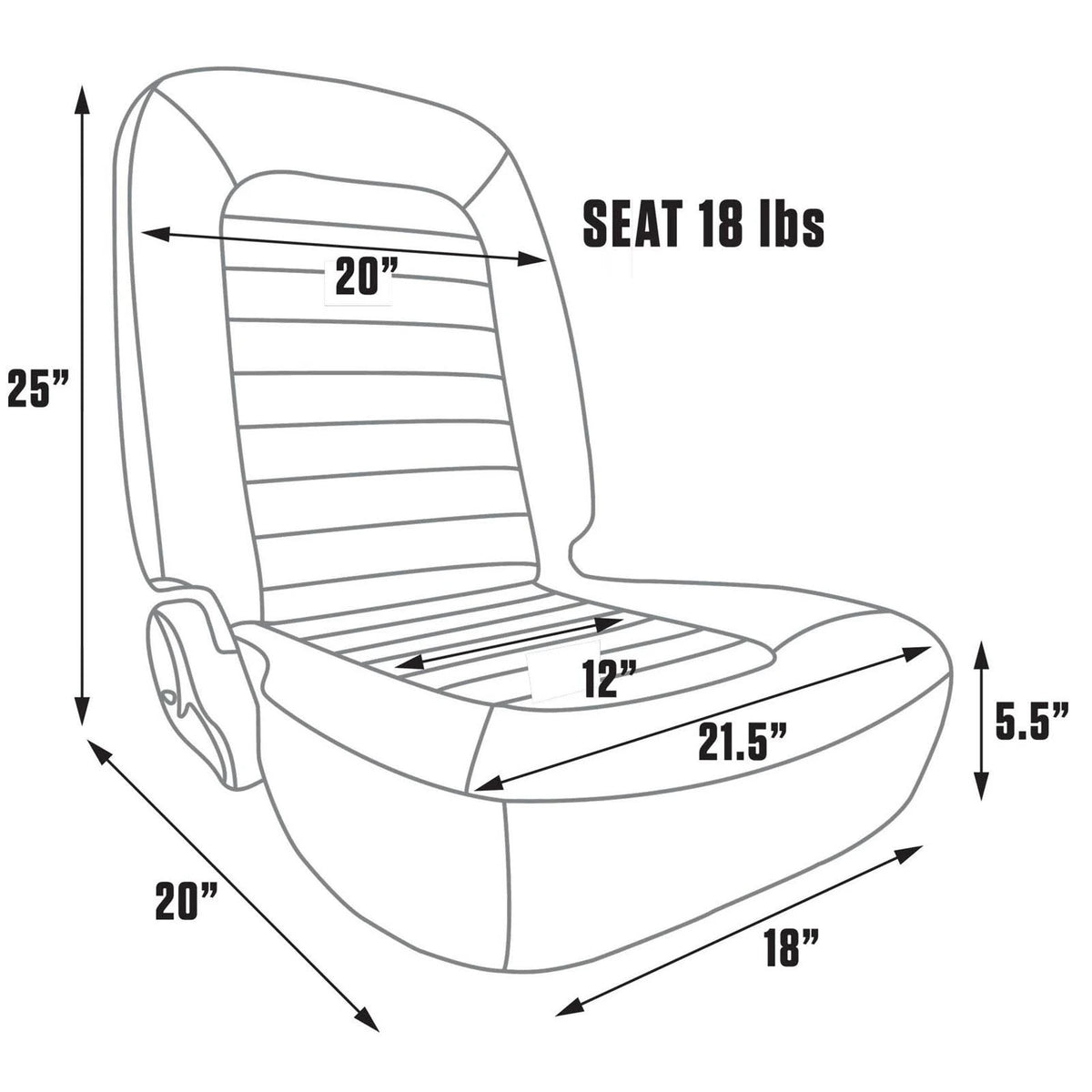 Classic Lowback Passenger Seat C915