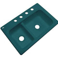 Teal 33x22 L x 22x22 W Kitchen Sink A2281
