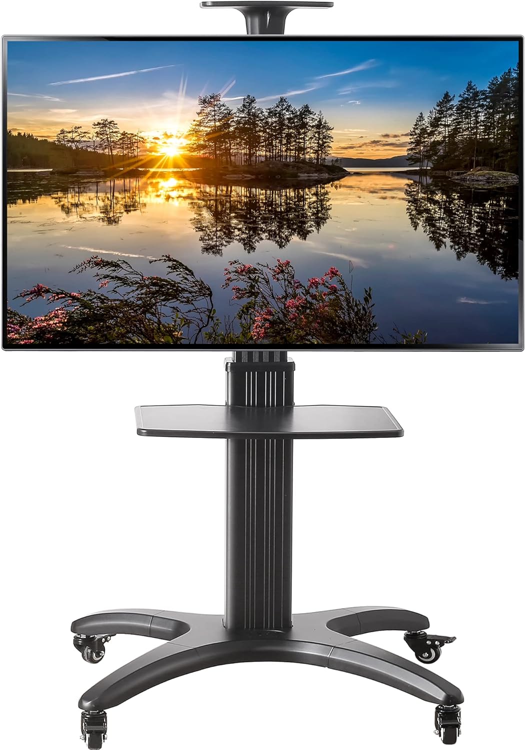 Mobile TV Cart with Wheels for 32 to 65 Inch Flat Panel Screens D486