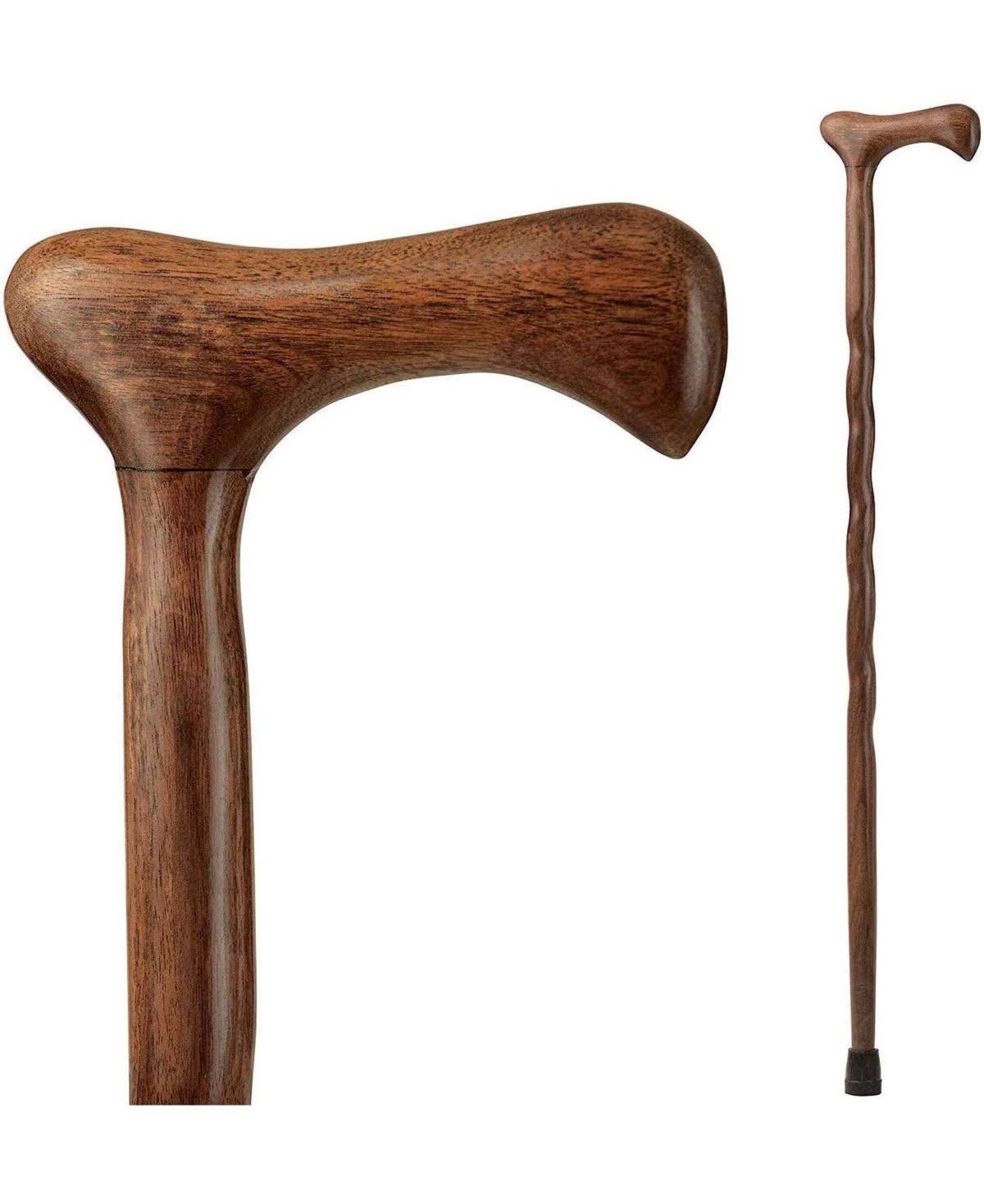 Twisted Walnut Walking Cane M40991