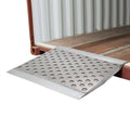 Heavy Duty Aluminum Punch Plate Shipping Container Ramp A4393