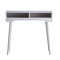 36 in. Weathered White Storage Console Table O965