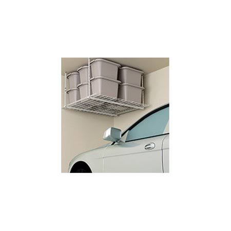 Garage Ceiling Storage Rack 250 Pound Capacity White R333520
