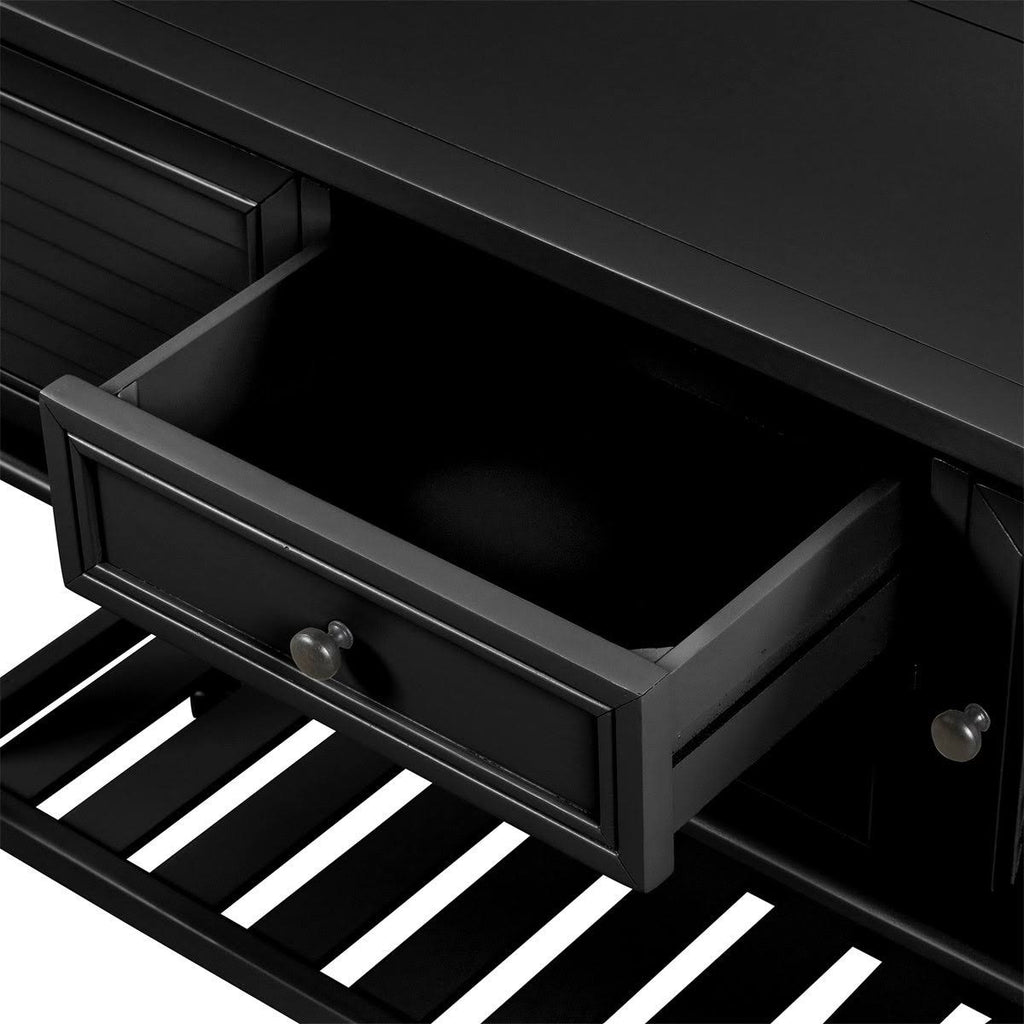 Navy Blue Console Table with 2 Drawers S79488