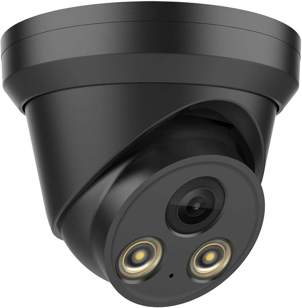4K 8MP Full Color Night Vision POE IP Security Camera, 2.8mm Fixed Lens, Built-in Mic, IP67 Waterproof G24020