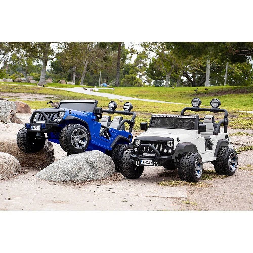 12V Kids Ride-On Car Truck with R/C Parental Remote White H262651