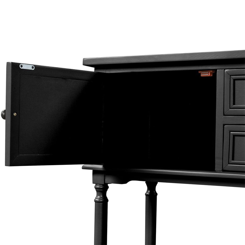 Navy Blue Console Table with 2 Drawers S79488