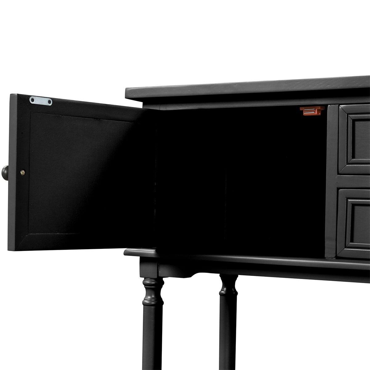 Navy Blue Console Table with 2 Drawers S79488