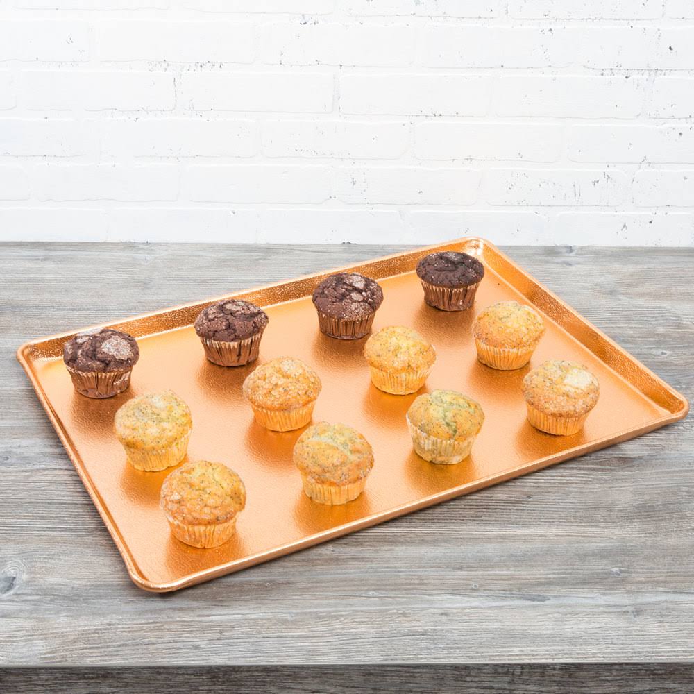 Textured Gold Bakery Display Tray U235274