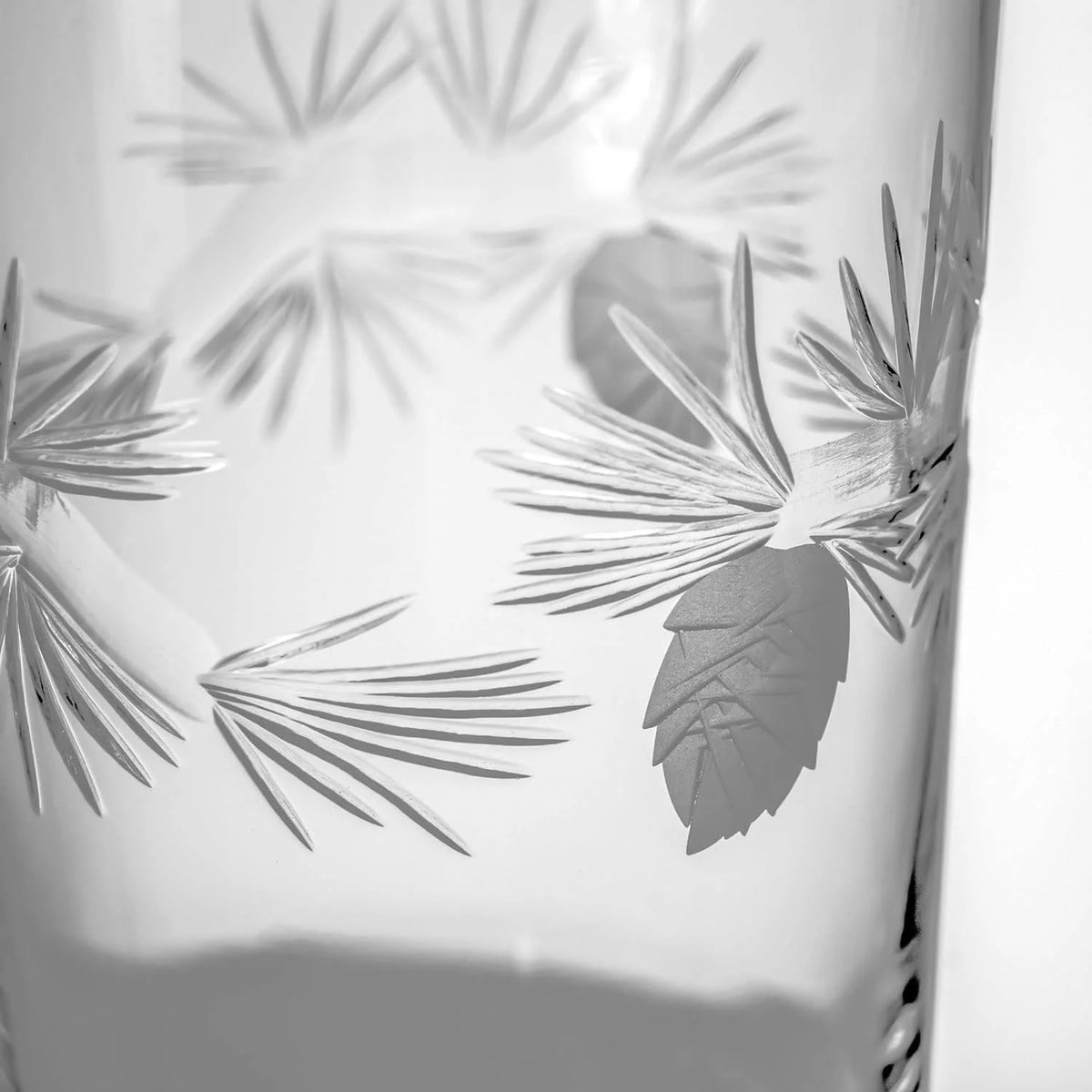15 Ounce Etched Highball Glass Set Of 4 R127
