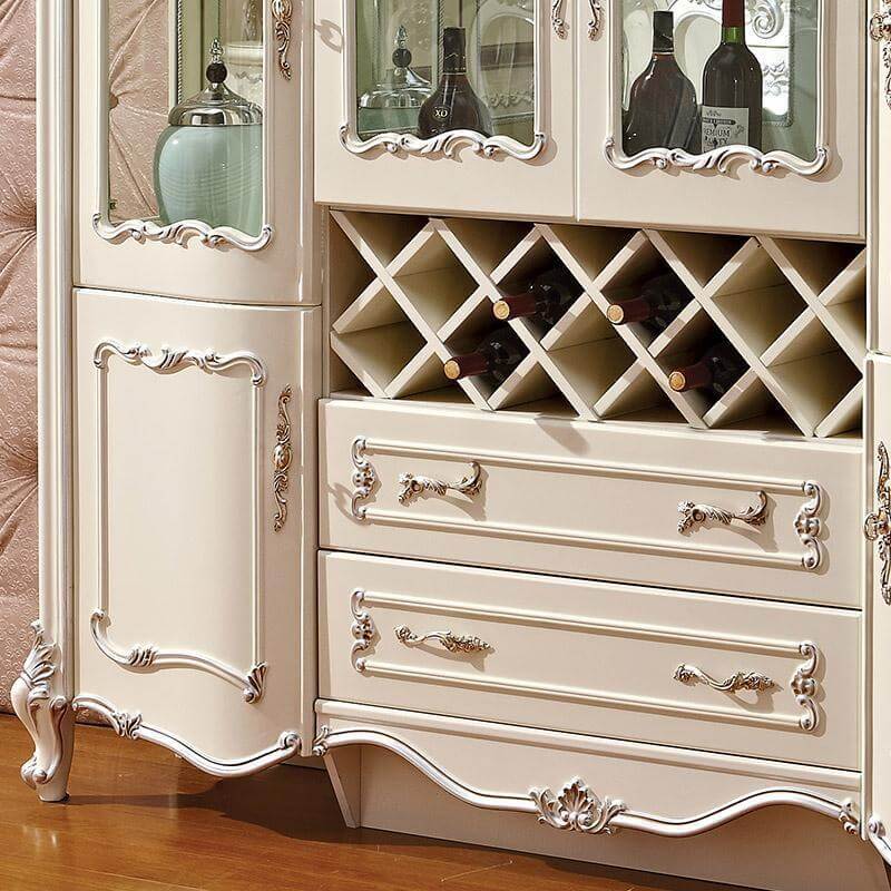 Glass Buffet with French Doors K9946