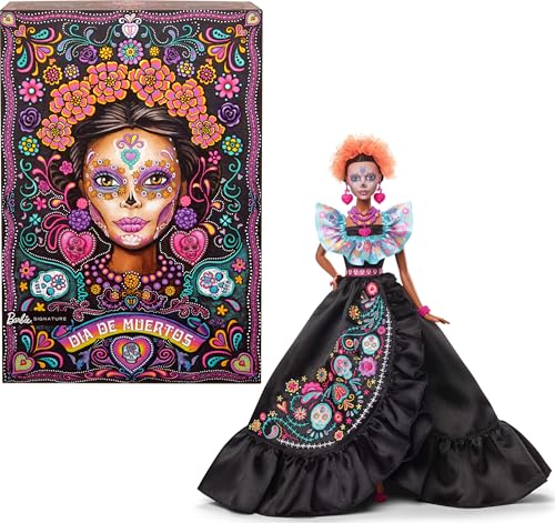 2024 Día De Muertos Collectible Doll in Black Dress R3288