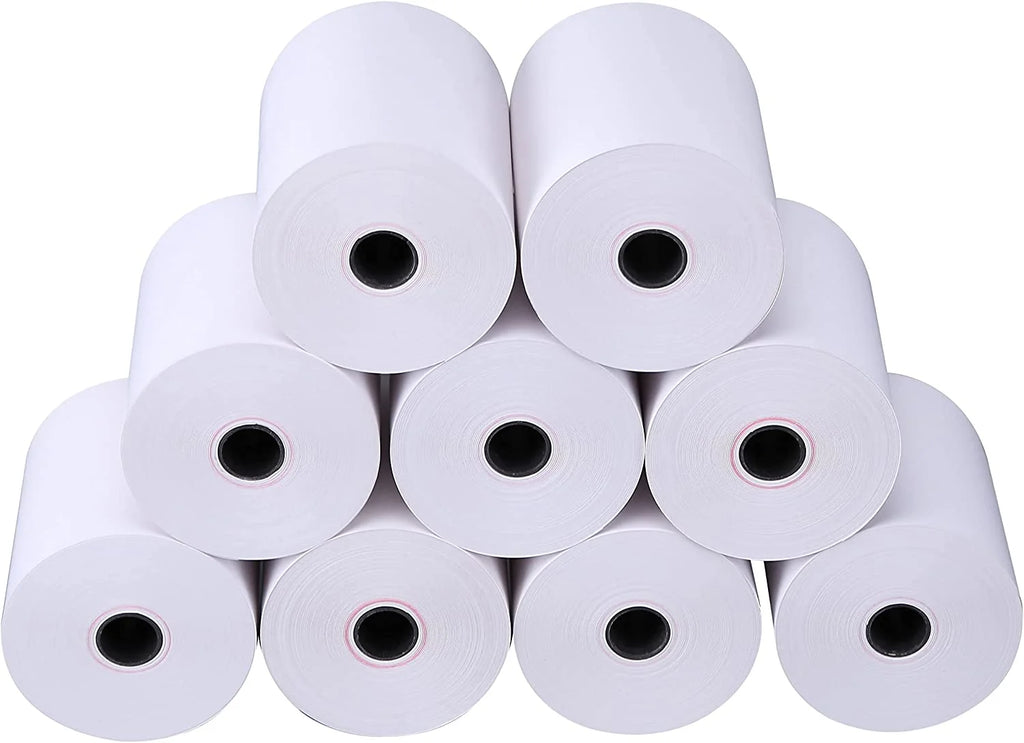 Printer Paper 2 Cases 3" x 165' 1 Ply Bond Receipt Paper K418618