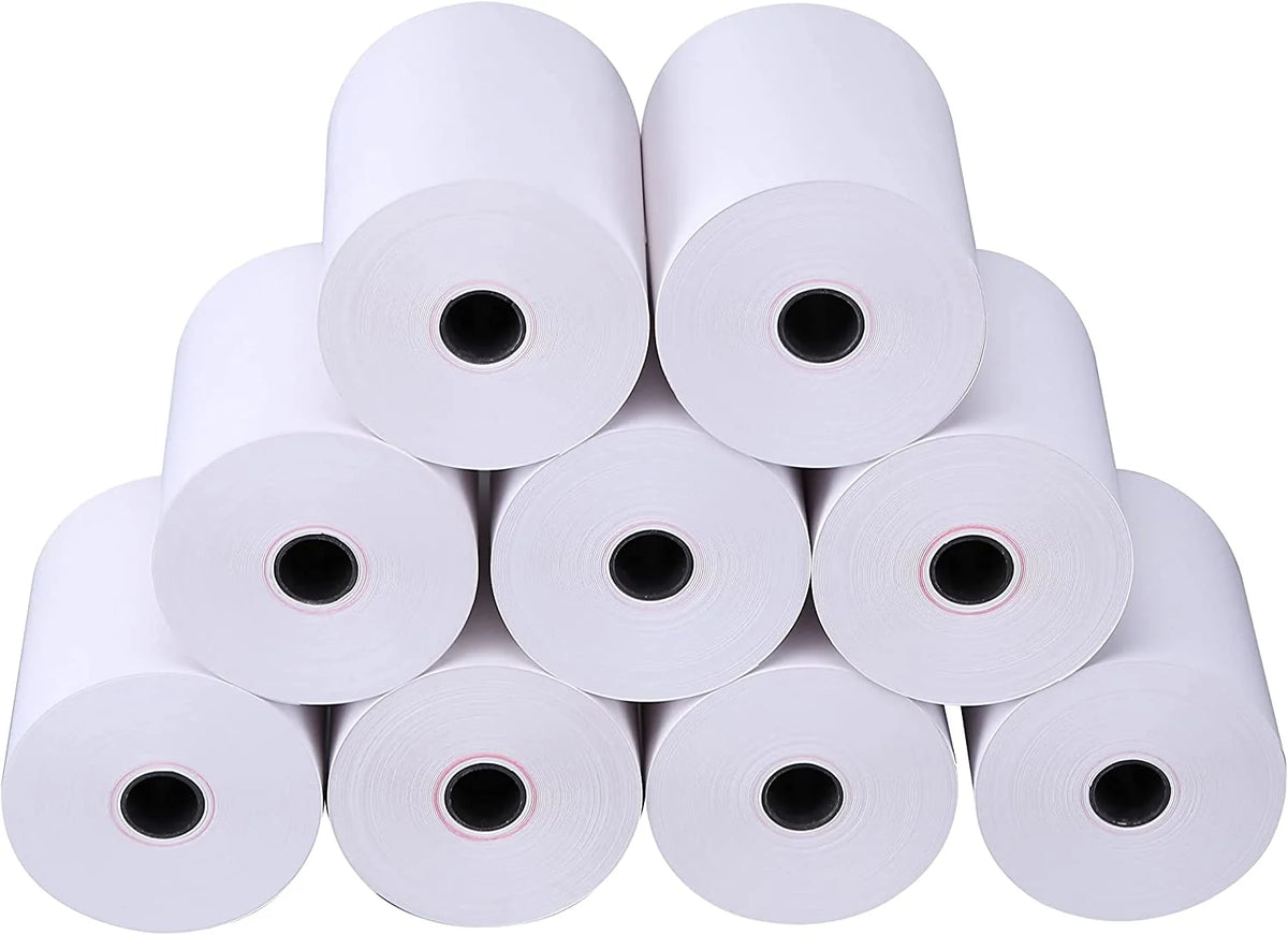 Printer Paper 2 Cases 3" x 165' 1 Ply Bond Receipt Paper K418618