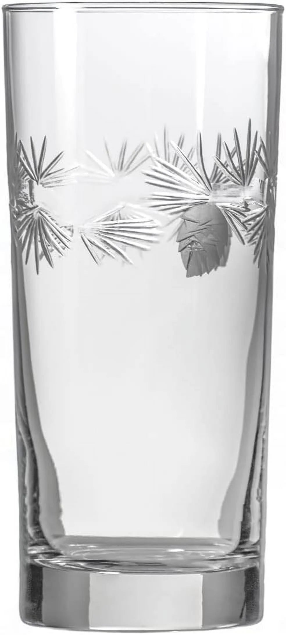 15 Ounce Etched Highball Glass Set Of 4 R127