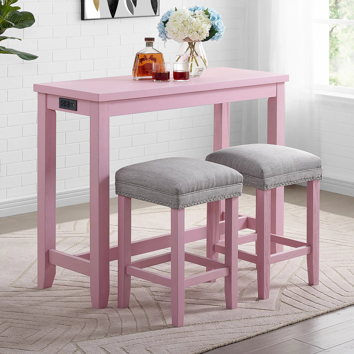 3-Piece Counter Height Dining Set M155