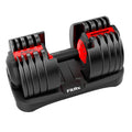 Adjustable Dumbbell 10-90 lbs Black X61625