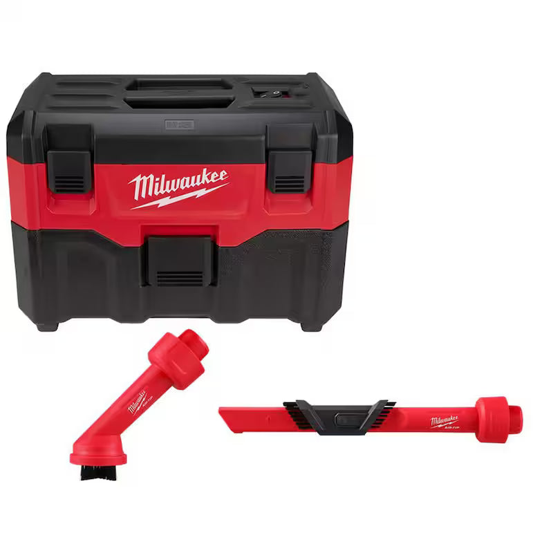 18-Volt 2 Gal. Cordless Wet/Dry Vacuum with Brush and Crevice Kit N605093