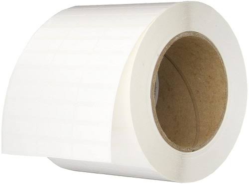 Thermal Transfer Labels 1.25 inch x .38 inch Polyester White C3209