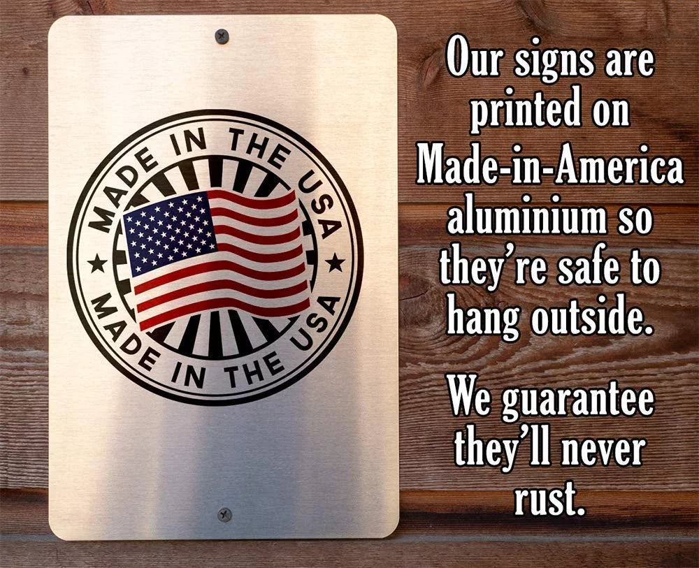Metal Sign Indoor/Outdoor 12" x 18" X829959
