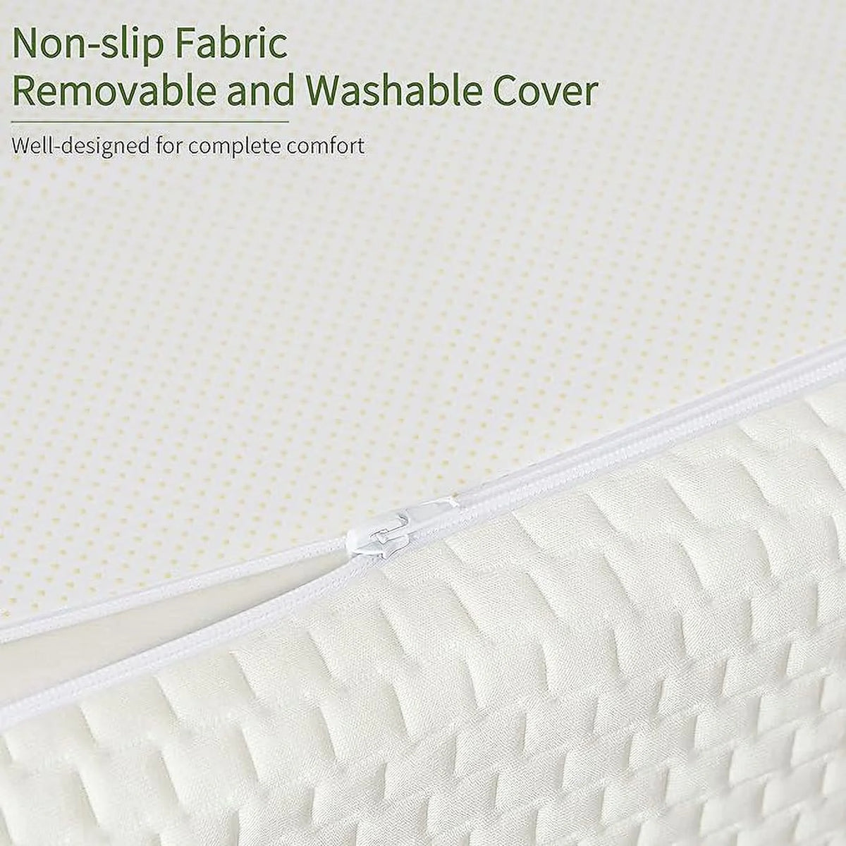 Queen 8 inch Green Tea Gel Memory Foam Mattress with Bamboo Knit Cover K2124