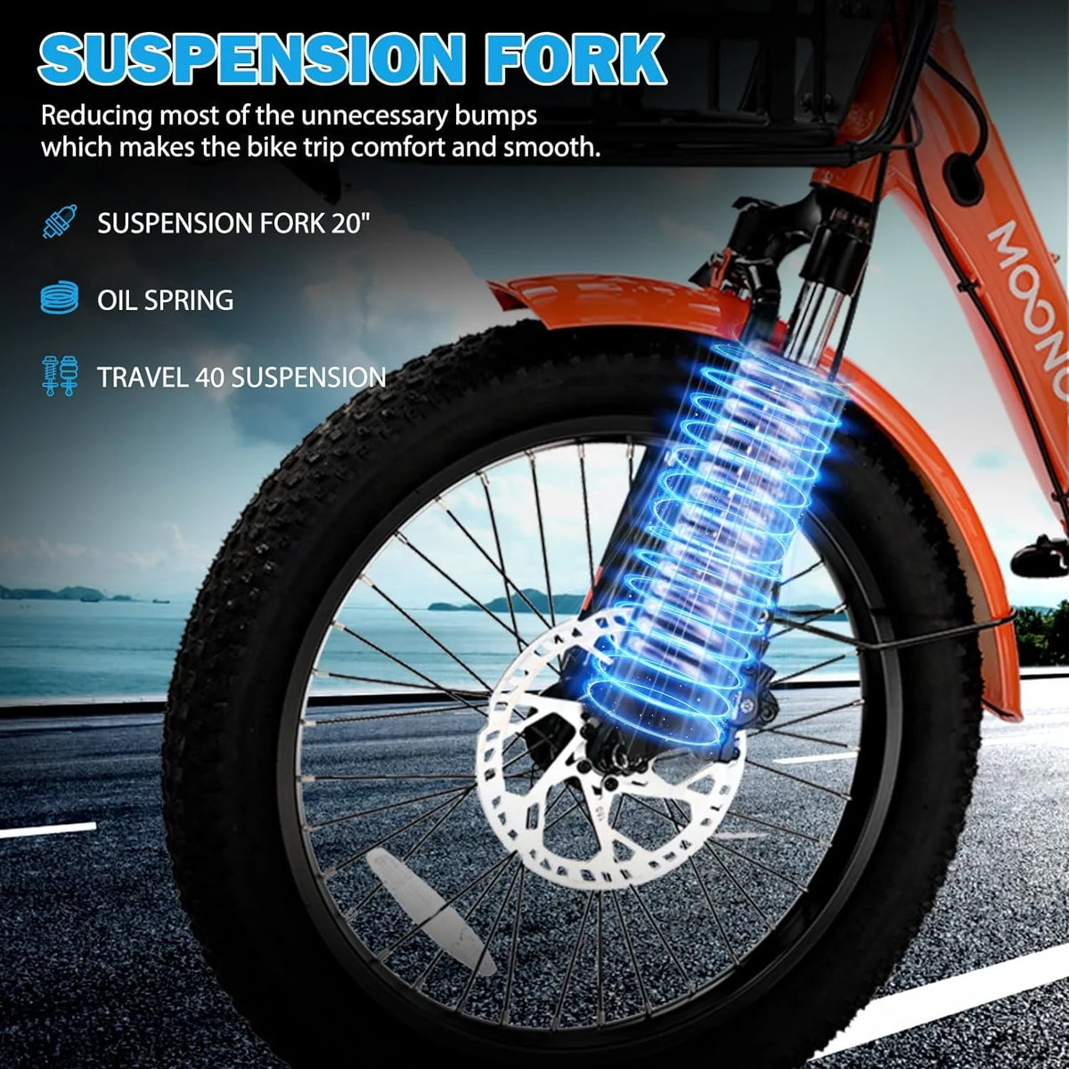 350W 7 Speed 3 Wheel Electric Tricycle with Rear Basket O810