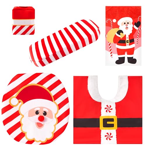 5 Pieces Christmas Bathroom Decoration Set B18114