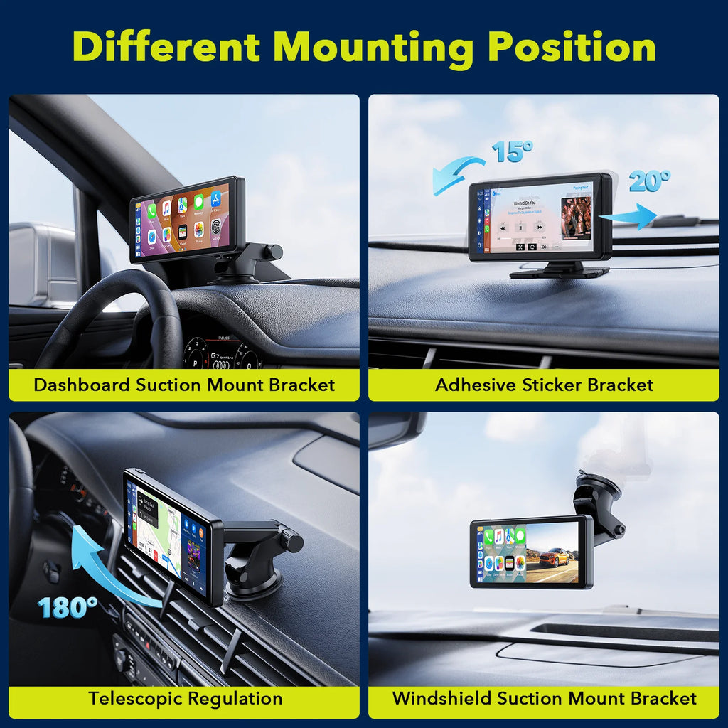 6.86 inch Touch Screen Car Stereo with Backup Camera K507