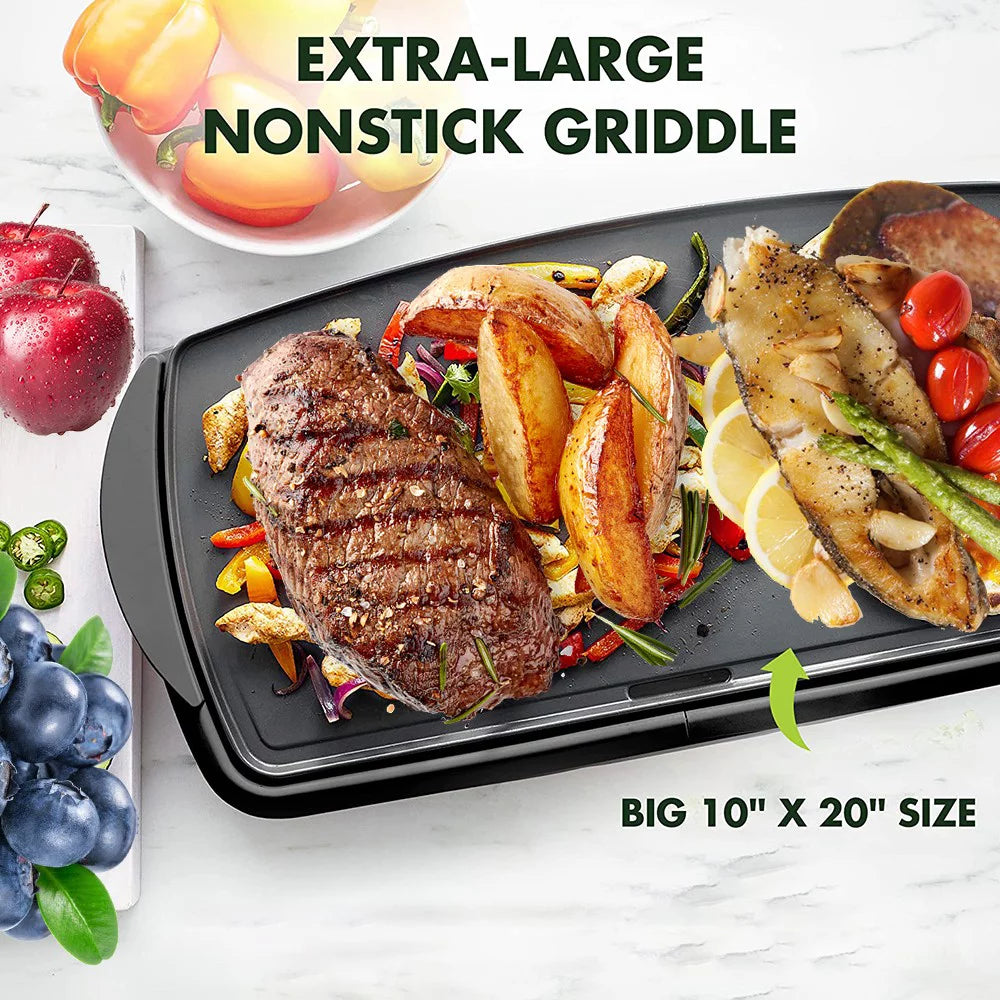 20-Inch Nonstick Ceramic Electric Griddle S469