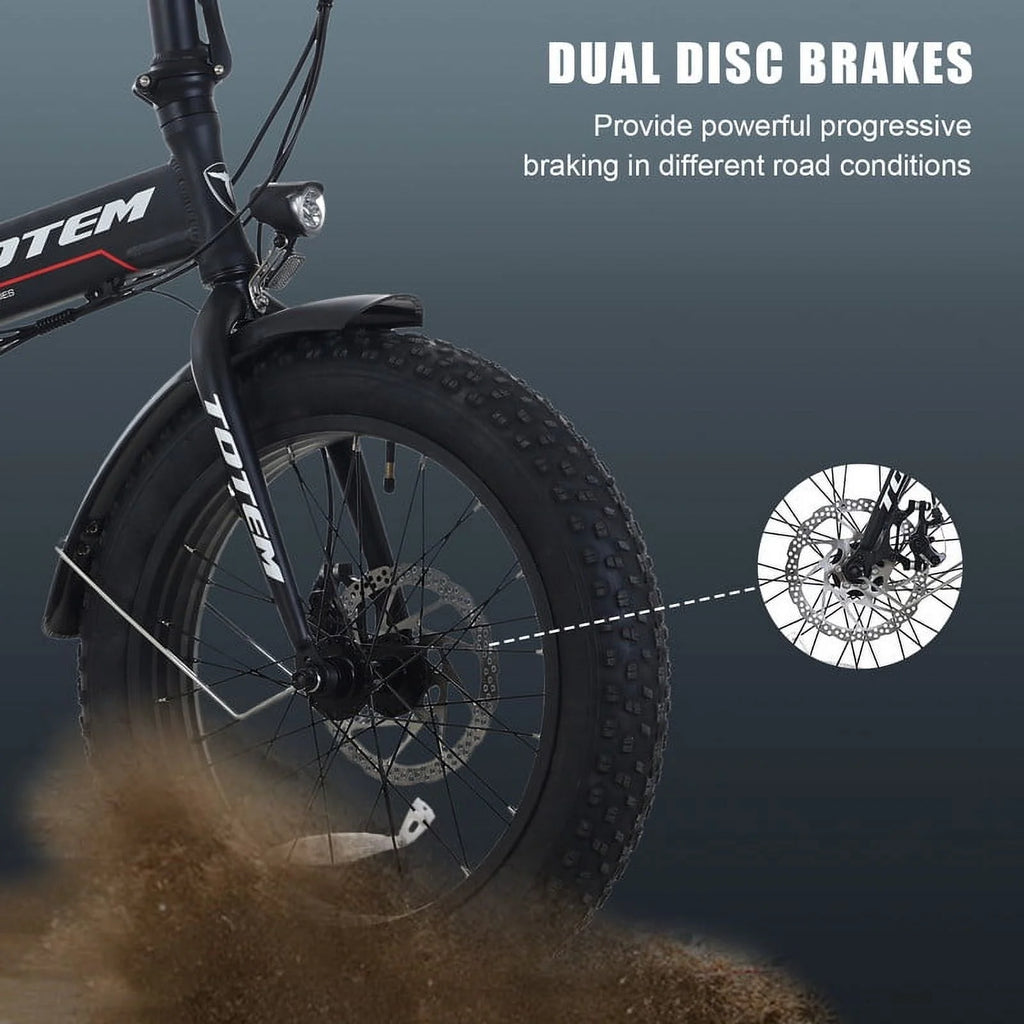 20” x 4” Fat Tire 500W Folding Electric Bike G498