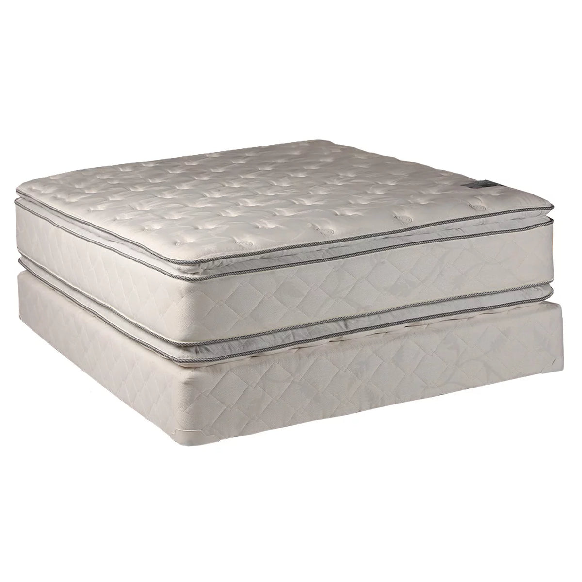 King Size PillowTop Mattress Set with Mattress Cover Protector N662